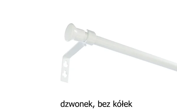 Karnisz Metalowy FI 16 PRO Pojedynczy bez kółek 6 kolorów - obrazek 5