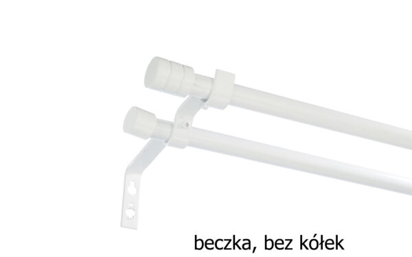 Karnisz Metalowy FI 16 PRO Podwójny bez kółek 6 kolorów - obrazek 17