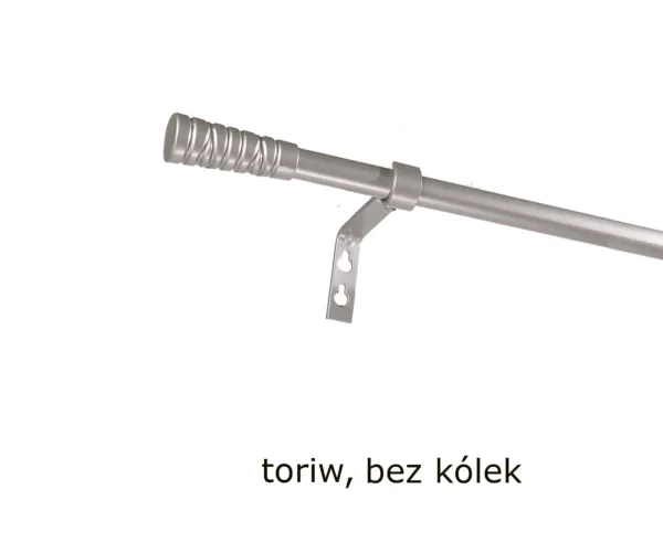 Karnisz Metalowy FI 16 PRO Pojedynczy bez kółek 6 kolorów - obrazek 26