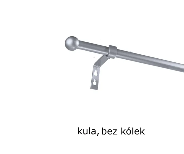 Karnisz Metalowy FI 16 PRO Pojedynczy bez kółek 6 kolorów - obrazek 11