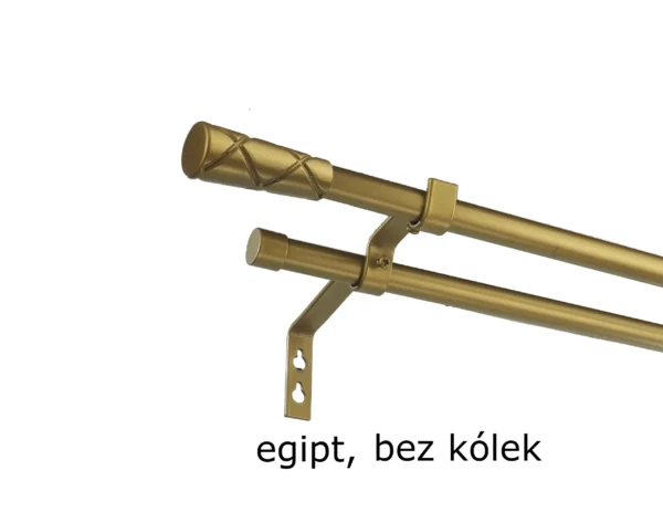 Karnisz Metalowy FI 16 PRO Podwójny bez kółek 6 kolorów - obrazek 15