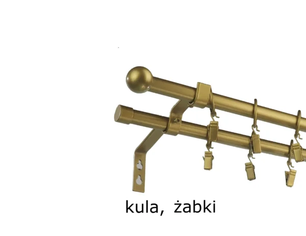 Karnisz Metalowy FI 16 PRO Podwójny 6 kolorów - obrazek 22