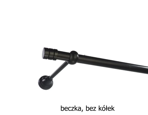 Karnisz Metalowy FI 16 Pojedynczy bez kółek 7 kolorów - obrazek 13