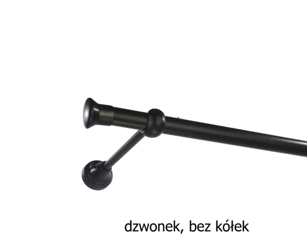 Karnisz Metalowy FI 16 Pojedynczy bez kółek 7 kolorów - obrazek 12