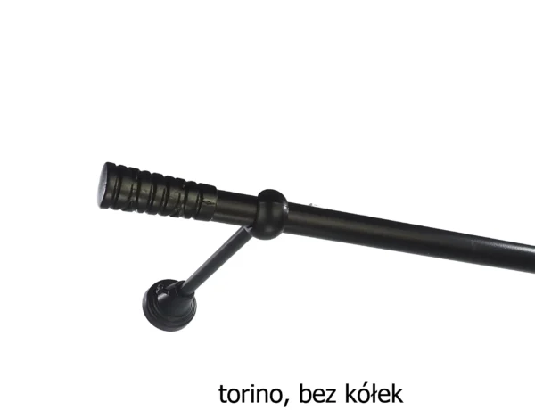 Karnisz Metalowy FI 16 Pojedynczy bez kółek 7 kolorów - obrazek 4