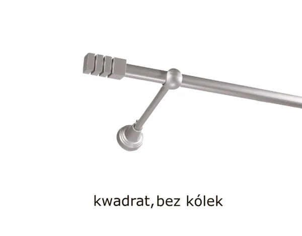 Karnisz Metalowy FI 16 Pojedynczy bez kółek 7 kolorów - obrazek 28