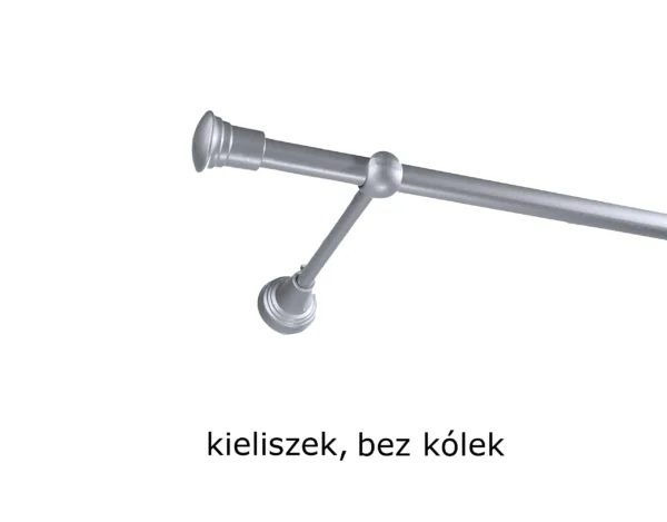 Karnisz Metalowy FI 16 Pojedynczy bez kółek 7 kolorów - obrazek 20
