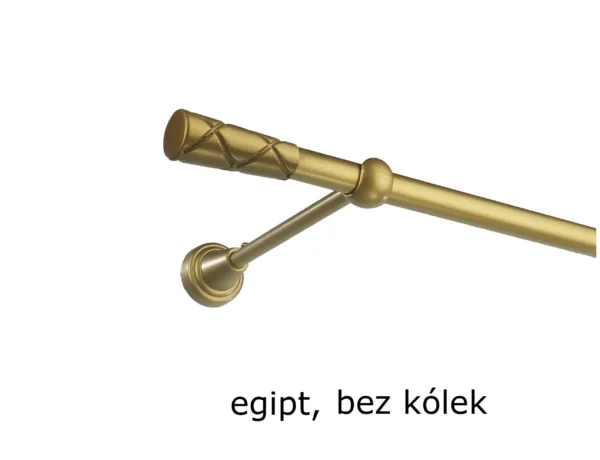 Karnisz Metalowy FI 16 Pojedynczy bez kółek 7 kolorów - obrazek 26