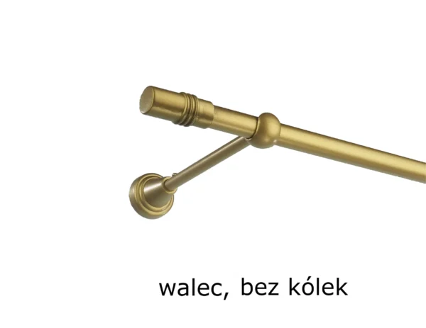 Karnisz Metalowy FI 16 Pojedynczy bez kółek 7 kolorów - obrazek 23