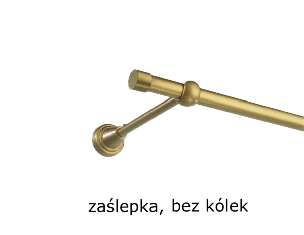 Karnisz Metalowy FI 16 Pojedynczy bez kółek 7 kolorów - obrazek 22