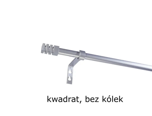 Karnisz Metalowy FI 19 Pojedynczy PRO bez kółek 6 kolorów do wyboru - obrazek 7