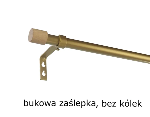 Karnisz Metalowy FI 19 Pojedynczy PRO bez kółek 6 kolorów do wyboru - obrazek 16