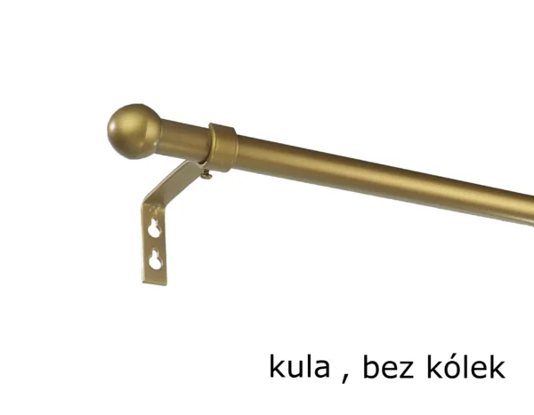 Karnisz Metalowy FI 19 Pojedynczy PRO bez kółek 6 kolorów do wyboru - obrazek 17
