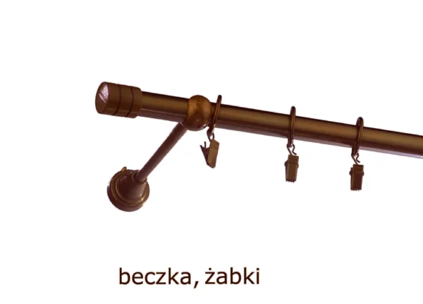 Karnisz Metalowy FI 19 Pojedynczy standard 10 kolorów - obrazek 41