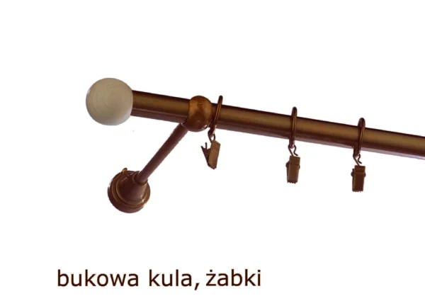 Karnisz Metalowy FI 19 Pojedynczy standard 10 kolorów - obrazek 42