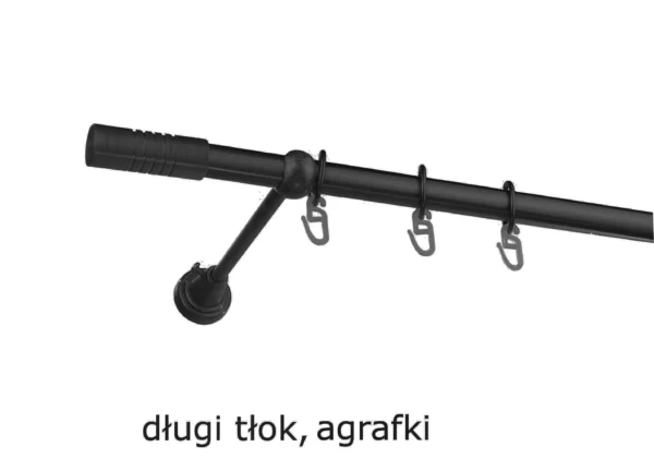 Karnisz Metalowy FI 19 Pojedynczy standard 10 kolorów - obrazek 45