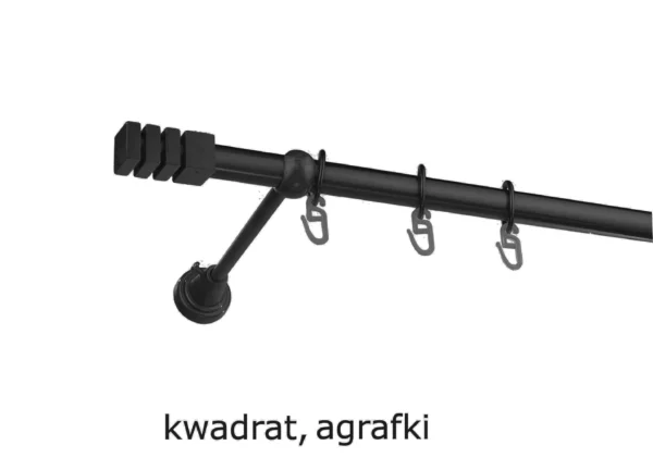 Karnisz Metalowy FI 19 Pojedynczy standard 10 kolorów - obrazek 9