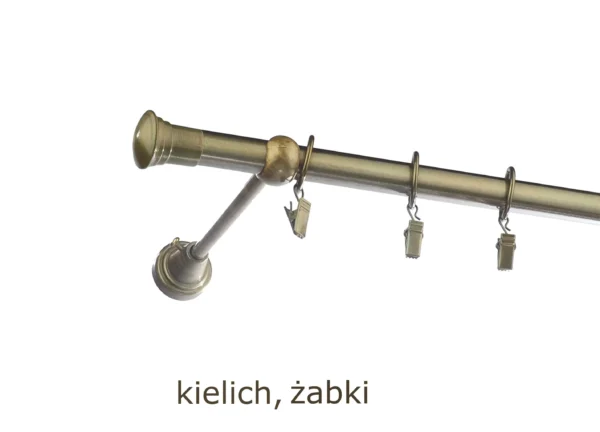 Karnisz Metalowy FI 19 Pojedynczy standard 10 kolorów - obrazek 37