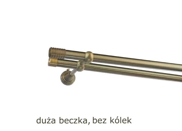 Karnisz Metalowy FI 19 Podwójny bez kółek 10 kolorów - obrazek 40