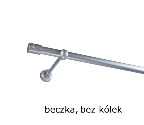 Karnisz Metalowy FI 19 Pojedynczy bez kółek 10 kolorów - obrazek 15