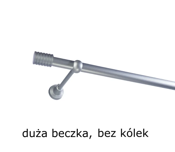 Karnisz Metalowy FI 19 Pojedynczy bez kółek 10 kolorów - obrazek 11