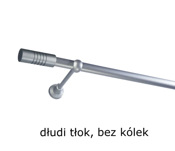 Karnisz Metalowy FI 19 Pojedynczy bez kółek 10 kolorów - obrazek 10