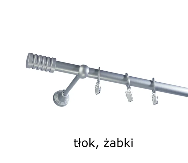 Karnisz Metalowy FI 19 Pojedynczy standard 10 kolorów - obrazek 26