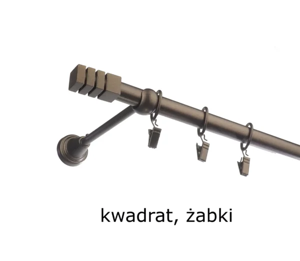 Karnisz Metalowy FI 19 Pojedynczy standard 10 kolorów - obrazek 31