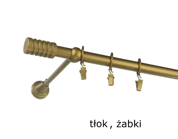 Karnisz Metalowy FI 19 Pojedynczy standard 10 kolorów - obrazek 33