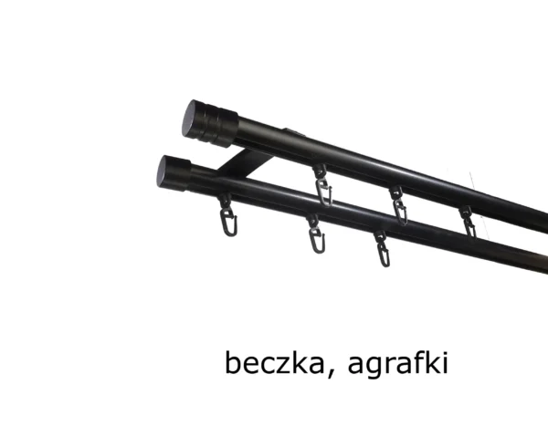 Szyna Aluminiowa FI 19 Sufitowa Podwójna 4 kolory - obrazek 11