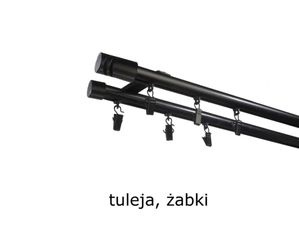 Szyna Aluminiowa FI 19 Sufitowa Podwójna 4 kolory - obrazek 8