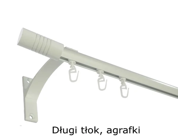 Szyna Aluminiowa FI 19 Pojedyncza Ścienna 4 kolory - obrazek 2