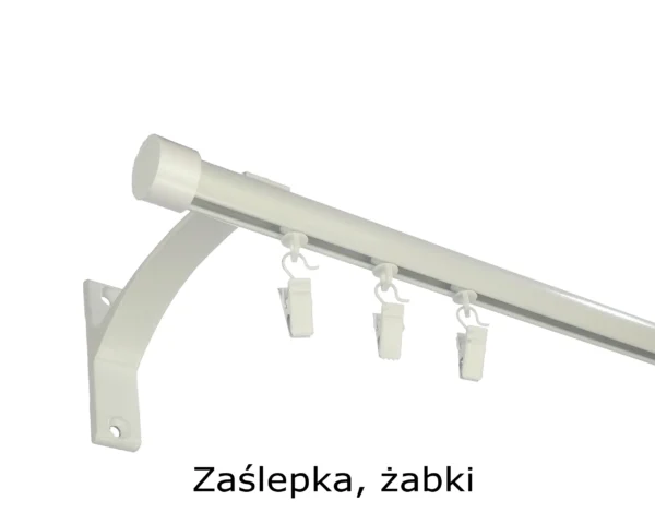 Szyna Aluminiowa FI 19 Pojedyncza Ścienna 4 kolory - obrazek 3