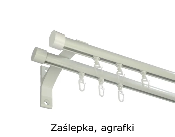 Szyna Aluminiowa FI 19 Podwójna Ścienna 4 kolory - obrazek 15
