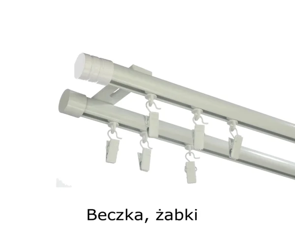 Szyna Aluminiowa FI 19 Sufitowa Podwójna 4 kolory - obrazek 7