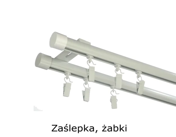 Szyna Aluminiowa FI 19 Sufitowa Podwójna 4 kolory - obrazek 6