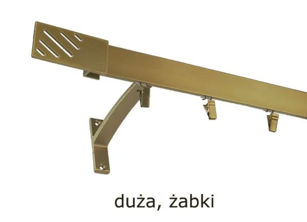 Karnisz Apartamentowy Pojedynczy Ścienny 6 kolorów - obrazek 7