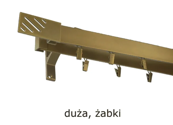 Karnisz Apartamentowy Podwójny Ścienny 6 kolorów - obrazek 4