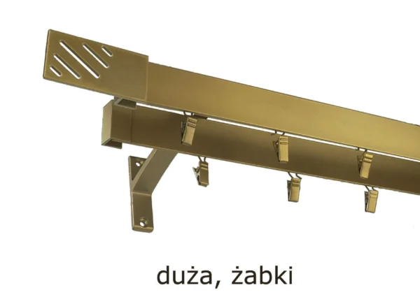 Karnisz Apartamentowy Podwójny Ścienny 6 kolorów - obrazek 9