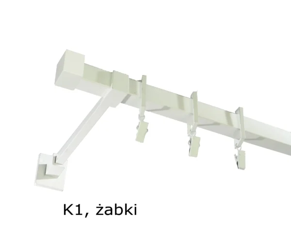 Karnisz Kwadratowy Na Wymiar Pojedynczy 20x20 mm 7 kolorów - obrazek 9