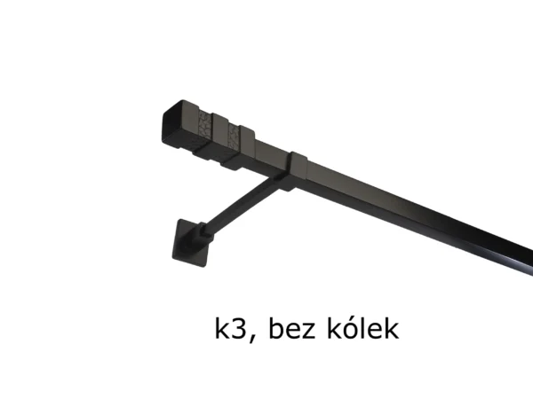 Karnisz Kwadratowy 20x20 Pojedynczy bez kółek 7 kolorów - obrazek 15