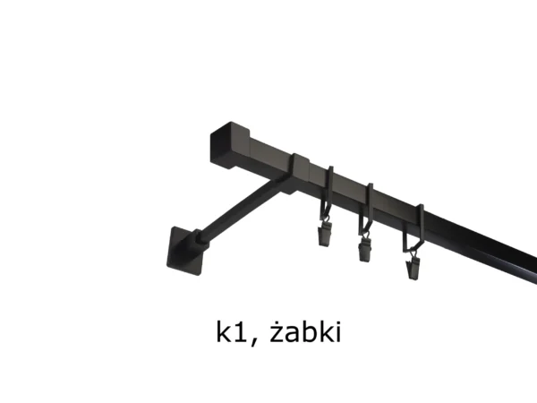 Karnisz Kwadratowy Na Wymiar Pojedynczy 20x20 mm 7 kolorów - obrazek 21