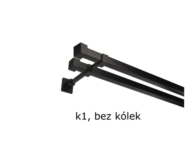 Karnisz Kwadratowy20x20 Podwójny bez kółek 7 kolorów - obrazek 10