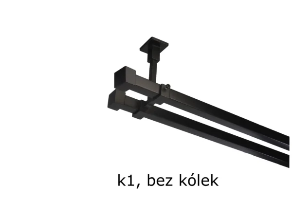 Karnisz Kwadratowy 20x20 Podwójny Sufitowy bez kółek 7 kolorów - obrazek 17
