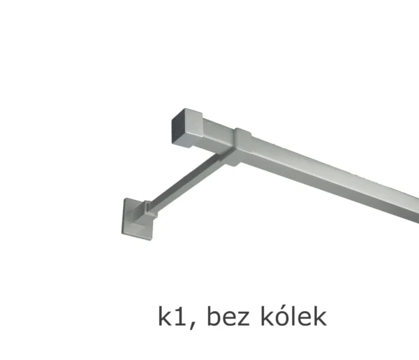 Karnisz Kwadratowy 20x20 Pojedynczy bez kółek 7 kolorów - obrazek 7