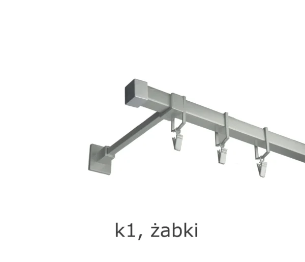Karnisz Kwadratowy Na Wymiar Pojedynczy 20x20 mm 7 kolorów - obrazek 13