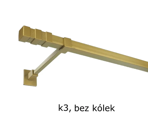 Karnisz Kwadratowy 20x20 Pojedynczy bez kółek 7 kolorów - obrazek 12