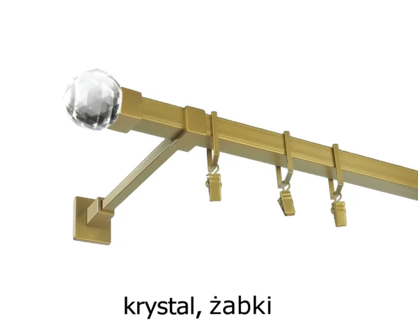 Karnisz Kwadratowy Na Wymiar Pojedynczy 20x20 mm 7 kolorów - obrazek 19