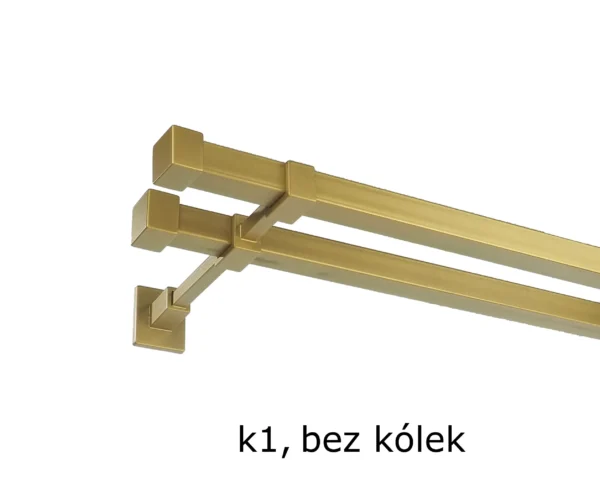 Karnisz Kwadratowy20x20 Podwójny bez kółek 7 kolorów - obrazek 8