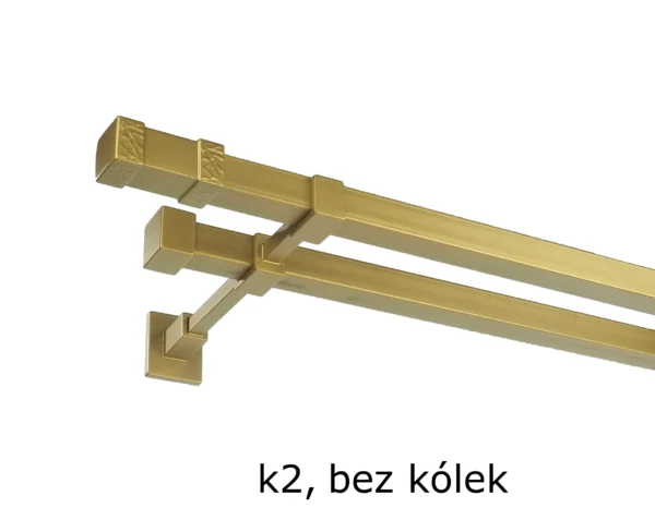 Karnisz Kwadratowy20x20 Podwójny bez kółek 7 kolorów - obrazek 7